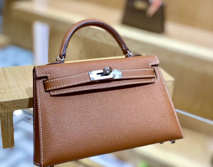 Palm Print Gold Brown 19