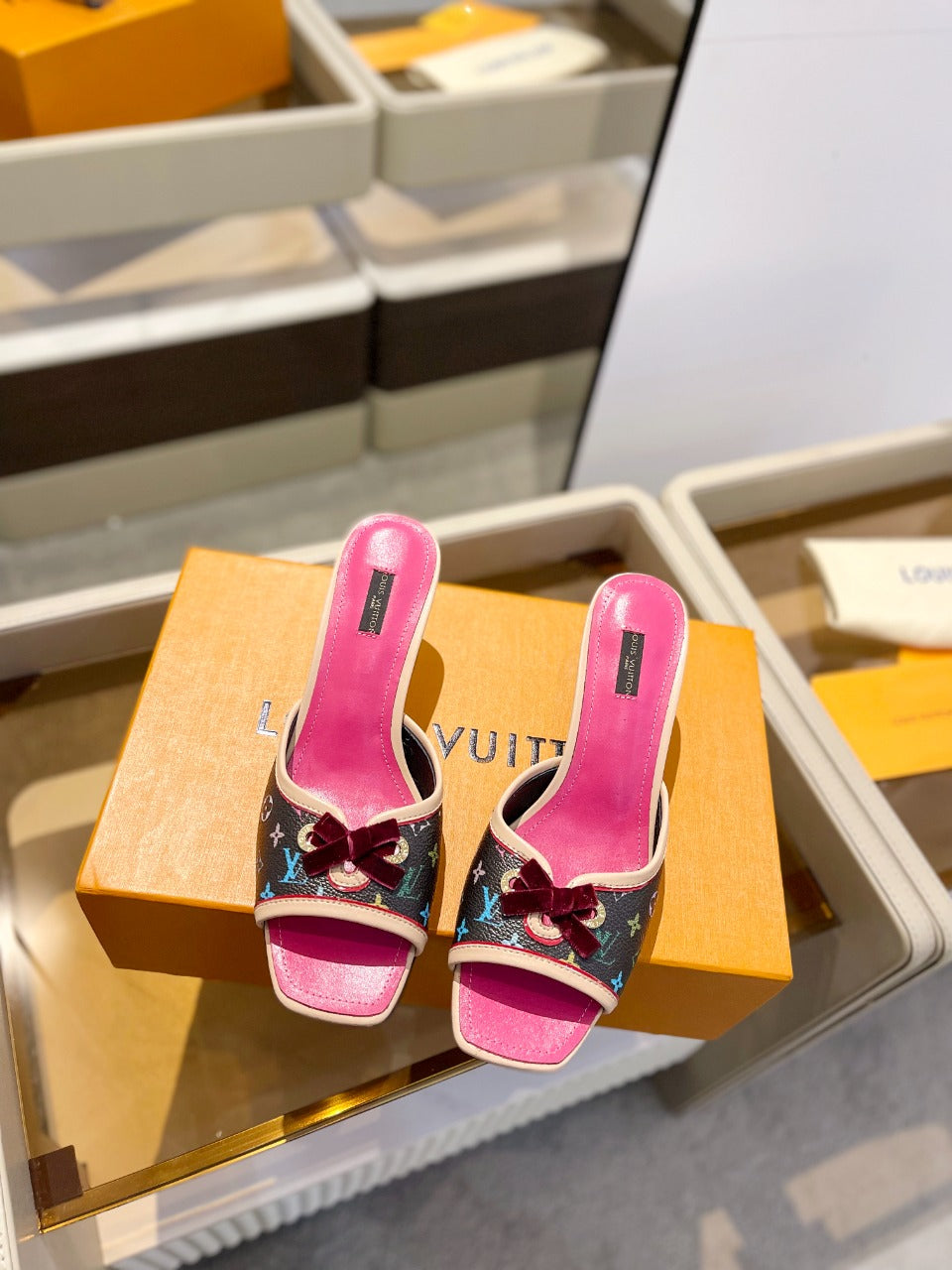 Kitten Heeled Sandals