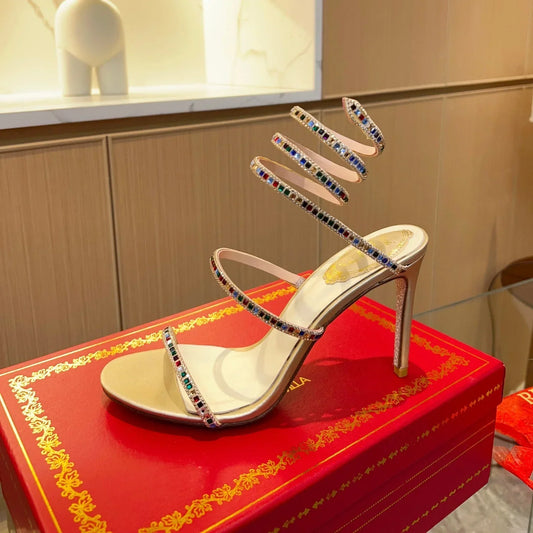 Cleo Color Crystal Sandals