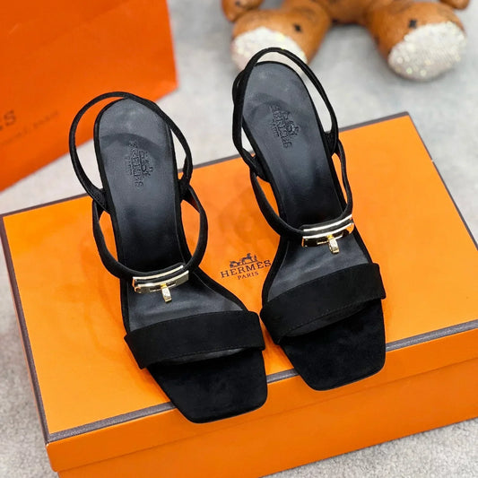 Kelly Suede Buckle Sandals