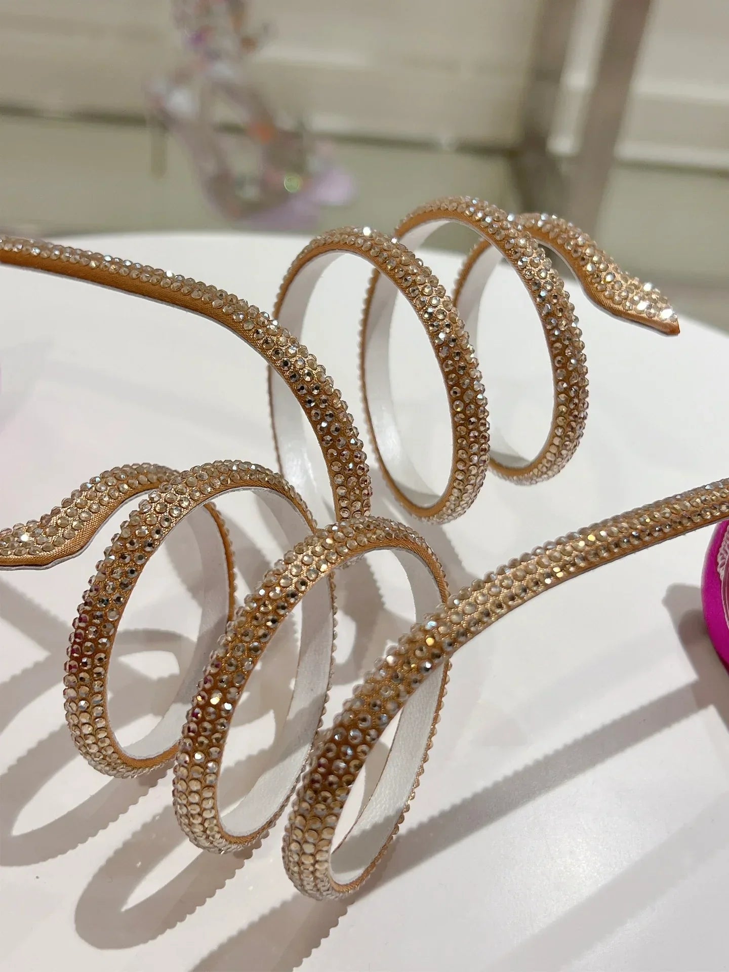 Cleo Snake-Design Heels